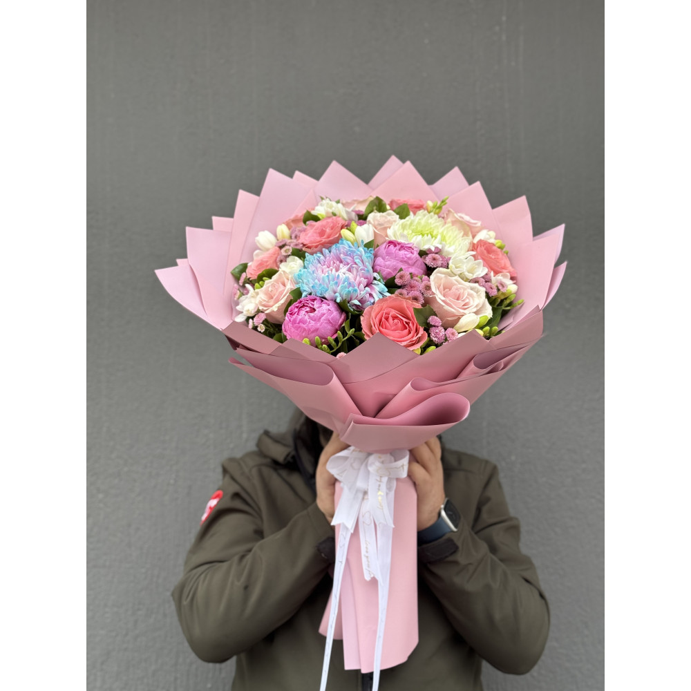 ÖZEL RENKLİ MEVSİM BUKETİ